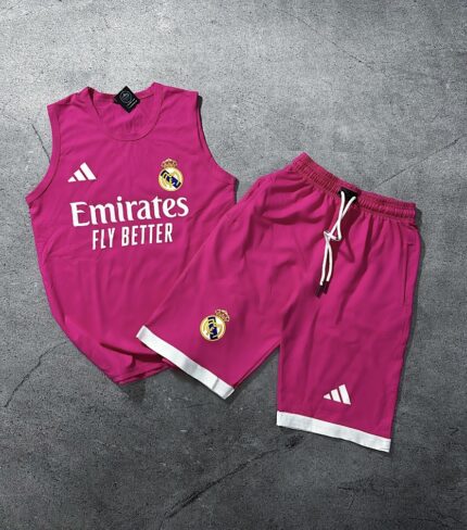 ست تاپ و شلوارک رئال کد 1385